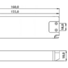 Anway LED Treiber Maße 160 x 58 x 18 mm
