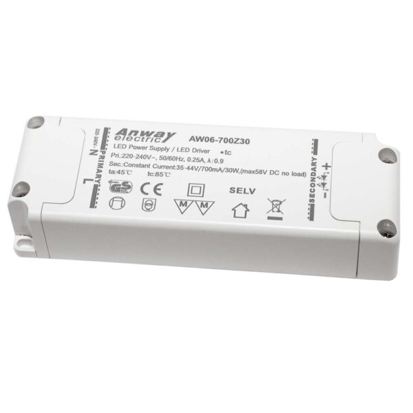 Anway LED driver AW06-700Z30 30 W flicker free